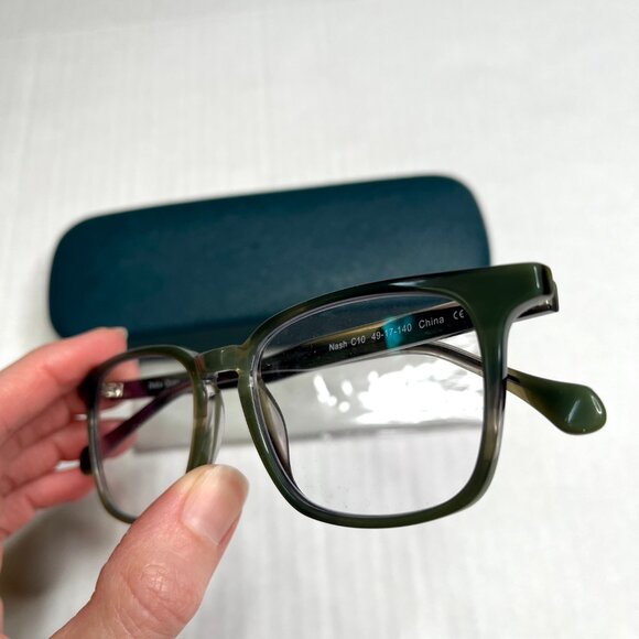 Felix Gray Nash Blue Light Glasses Artichoke Tortoise Acetate Computer 49-17-140 - Picture 5 of 10